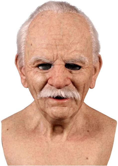 mens masks halloween|old men halloween mask.